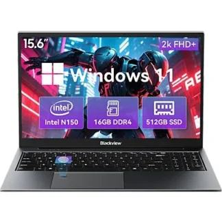 Portátil - BLACKVIEW AceBook 8, 15,6 " Full-HD, Intel Twin Lake N150, 16 GB RAM, 512 GB SSD, UHD Graphics, Windows 11 Home, idioma del teclado: ES, Grey